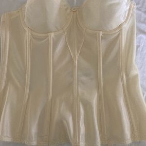 Women’s strapless bustier